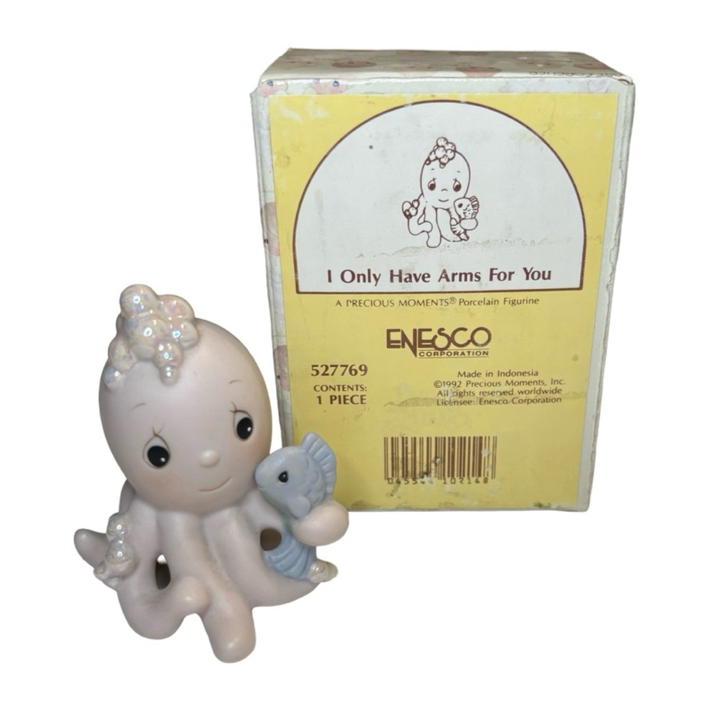 Precious Moments "I Only Have Arms For You" Octopus Figurine 1992 w/ Box